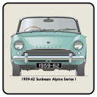 Sunbeam Alpine Series I 1959-60 Coaster 3
